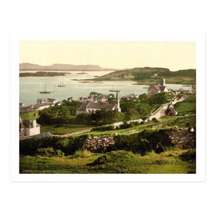 Killybegs Village, Donegal, Ireland, 19th century Postcard