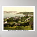 Killybegs Village, Vintage Donegal Ireland wall poster