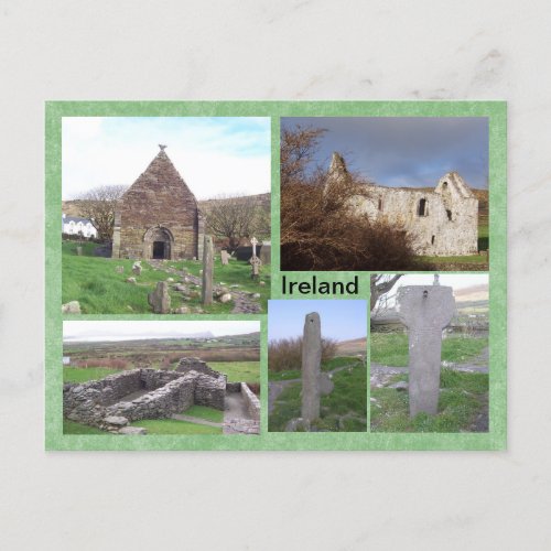 Kilmalkedar Medieval Site Kerry Ireland Postcard