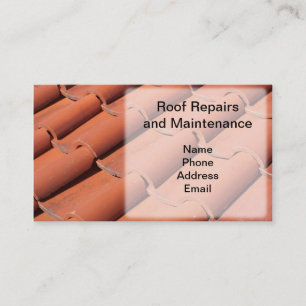 Kiln Fired Red Roof Tiles Business Card