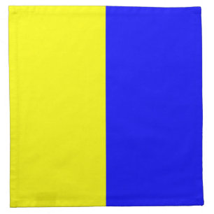 Kilo blue and yellow cloth napkin
