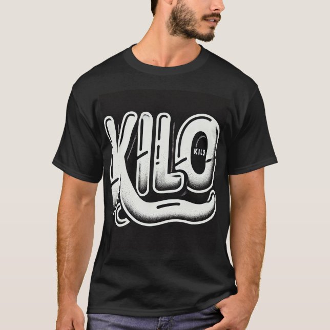 Kilo Typography T-Shirt Design (Front)
