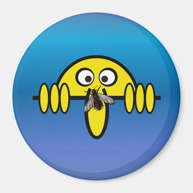 Kilroy Fly on Nose Magnet (Front)