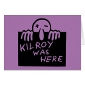 Kilroy Was Here Cards (Front Horizontal)