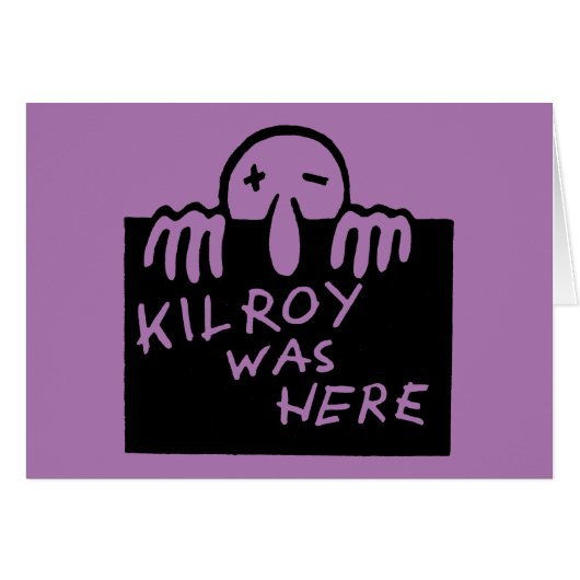 Kilroy Was Here Cards (Front Horizontal)