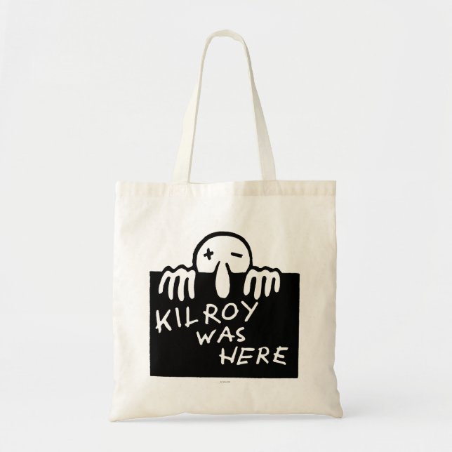 Kilroy Was Here Tote Bag (Front)