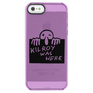 Kilroy Was Here Clear iPhone SE/5/5s Case