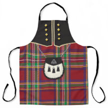 kilt and sporran apron for men