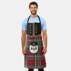 kilt and sporran apron for men
