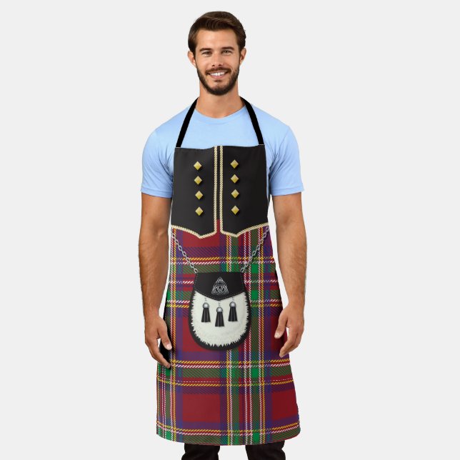 kilt and sporran apron for men (Worn)