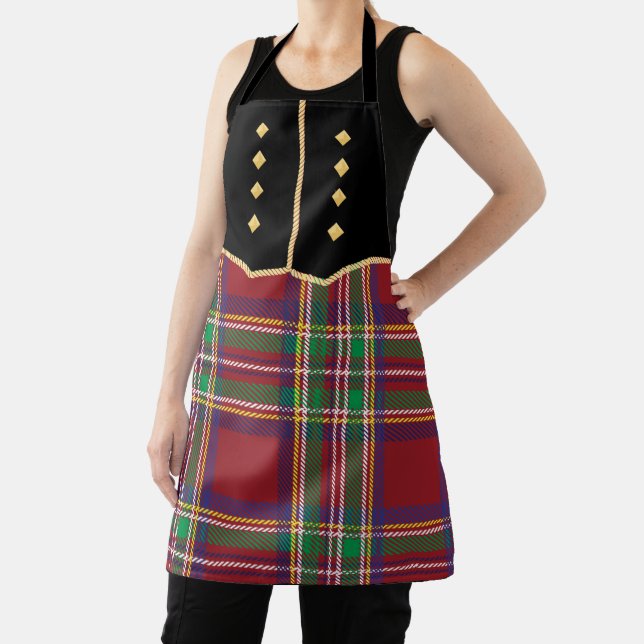 Kilt Print Apron (Insitu)