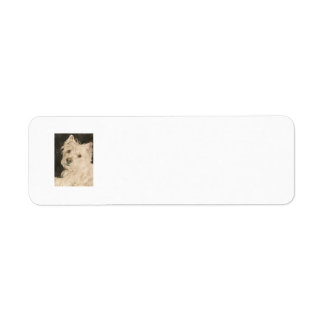 Kiltie the West Highland White Terrier Label