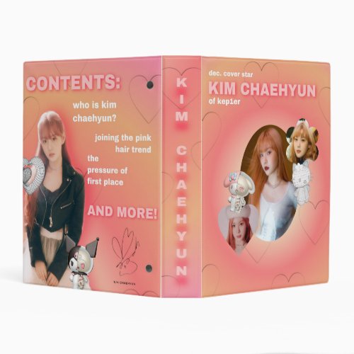 kim chaehyun collect book  mini binder