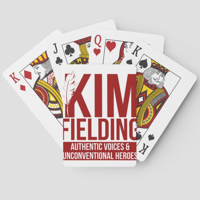 Kim Fielding logo Poker Cards (Back)