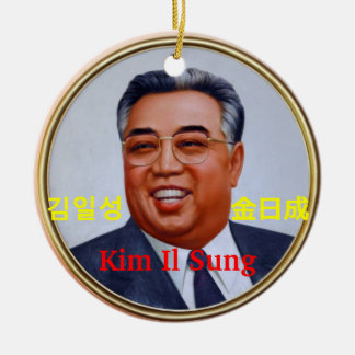 Kim Il Sung #2 Ceramic Ornament