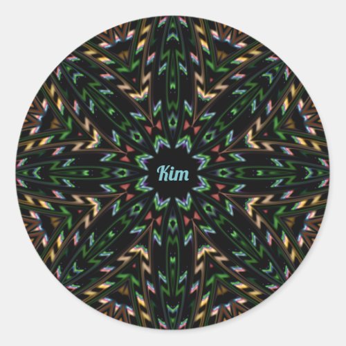 KIM  INTERGALACTIC Multicoloured Sticker 