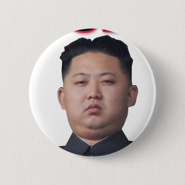 kim jong il bow button (Front)