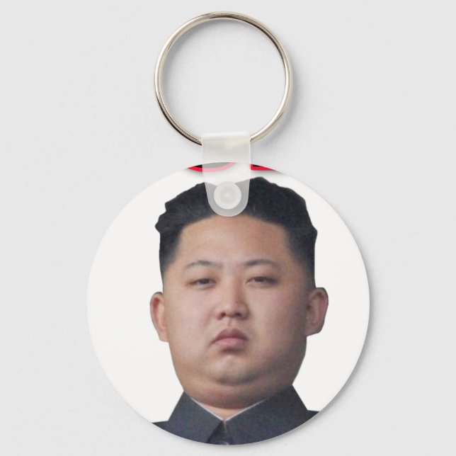 kim jong il bow keychain (Front)