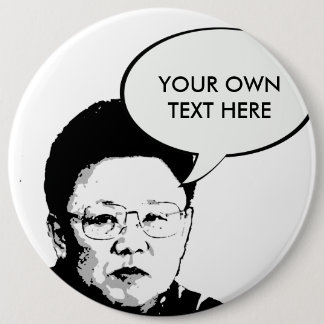 Kim Jong Il Pinback Button