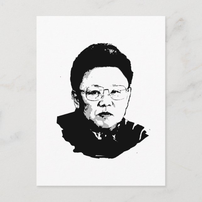 Kim Jong Il Postcard (Front)