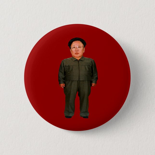 Kim Jong illin' Pinback Button (Front)