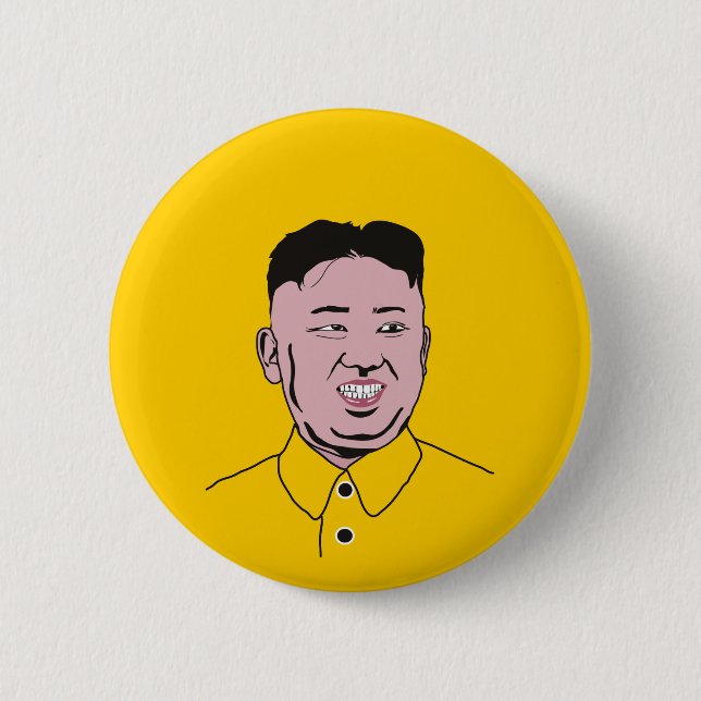 Kim Jong-un | 김정은 Pinback Button (Front)
