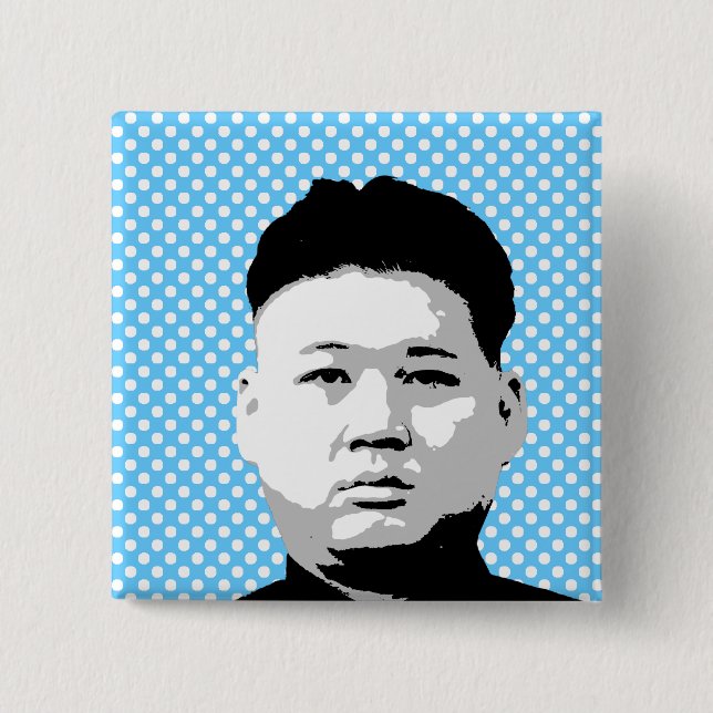 Kim Jong Un Button (Front)