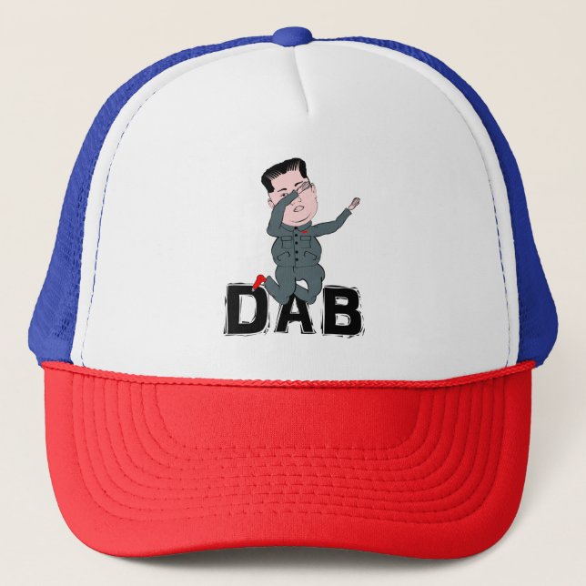 Kim Jong-Un Dabbing Trucker Hat (Front)