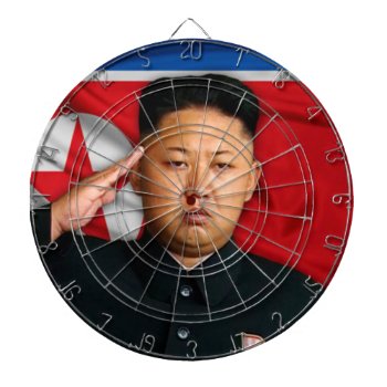 Kim Jong Un Dart Board by Moma_Art_Shop at Zazzle