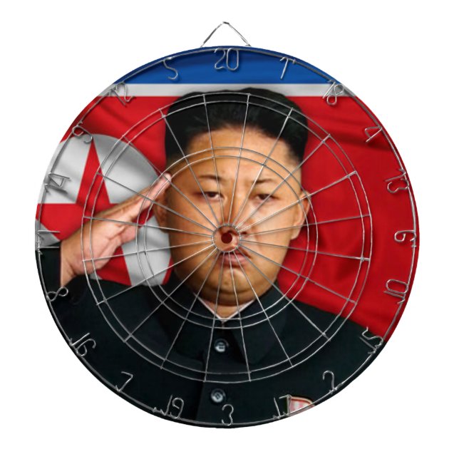 Kim Jong Un Dart Board (Front)