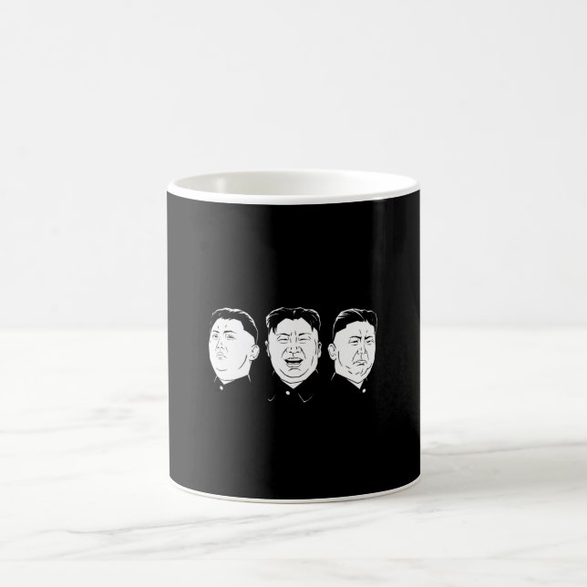 Kim Jong Un Faces Coffee Mug (Center)