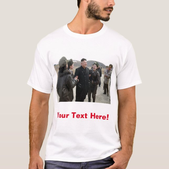 Kim Jong Un North Korea Fan Club T-Shirt (Front)