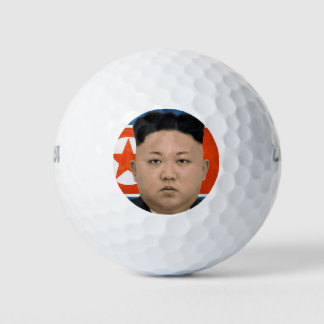 Kim Jong Un North Korean leader Golf Balls