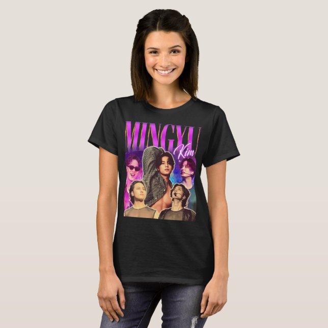 Kim Min-gyu Art | Bootleg | K-Drama | K-pop Idol T-Shirt (Front Full)