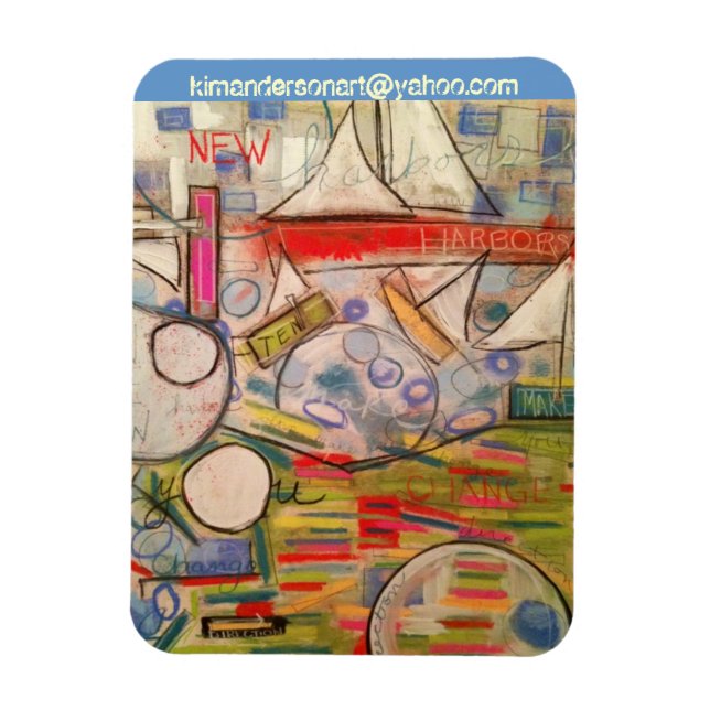 KimAndersonArt magnet (Vertical)