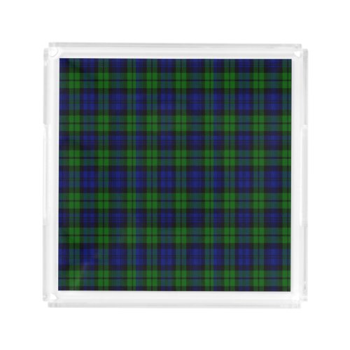 Kimball Scottish Tartan Acrylic Tray