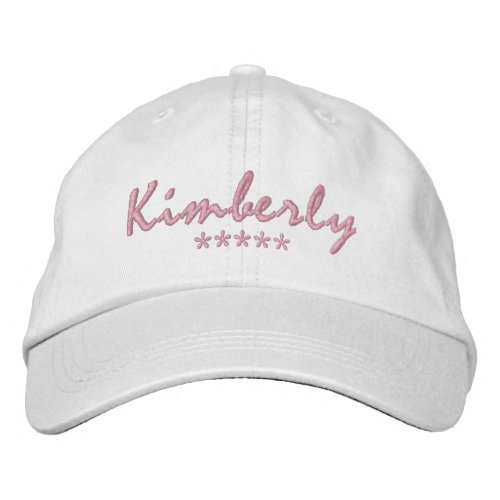 Kimberly Name Embroidered Baseball Cap