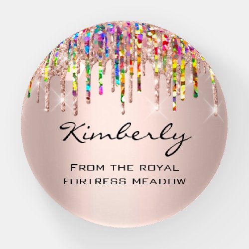 Kimberly NAME MEANING Holograph Best Friend Gift Paperweight