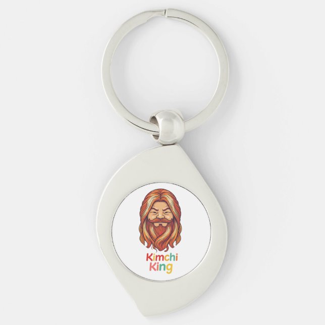 Kimchi King Keychain (Front)