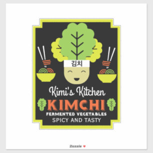 Kimchi Kitchen Home Made Food Sticker