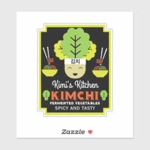 Kimchi Kitchen Home Made Food Sticker