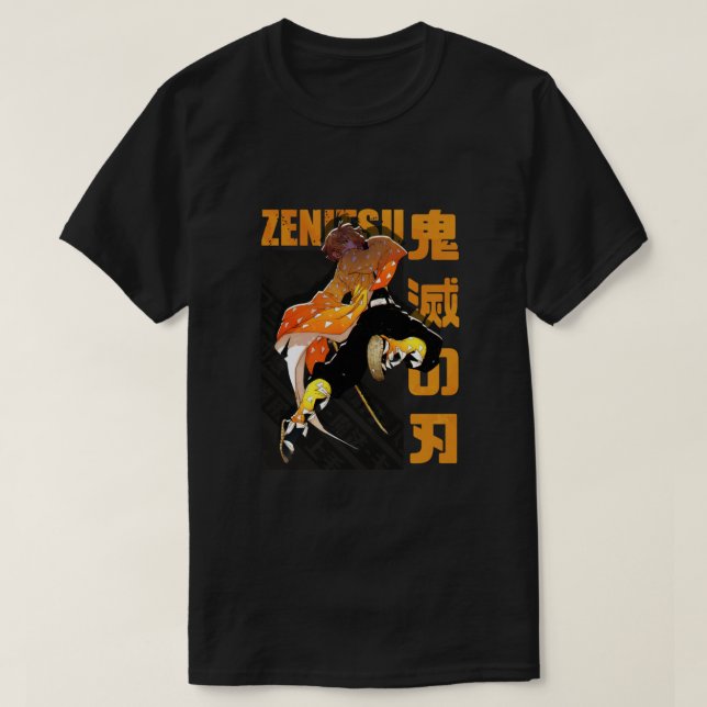Kimetsu no Yaiba - Zenitsu Agatsuma T-Shirt (Design Front)