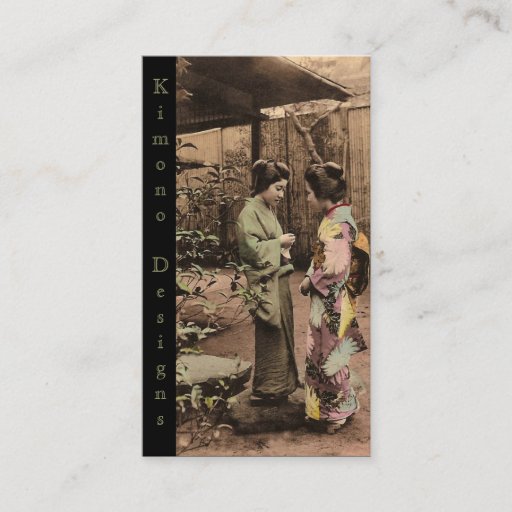 Customizable Kimono Business Card Templates