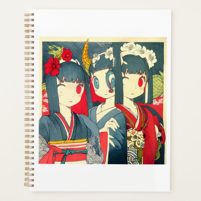 kimono demon notebook (Front)