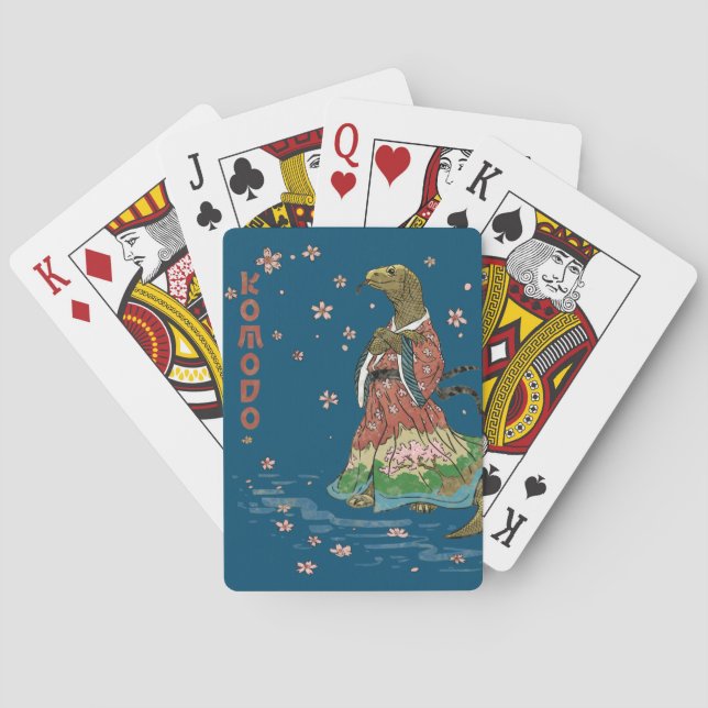Kimono Dragon Poker Cards (Back)