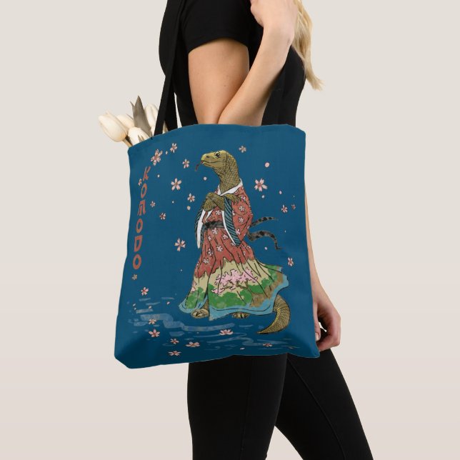 Kimono Dragon Tote Bag (Close Up)