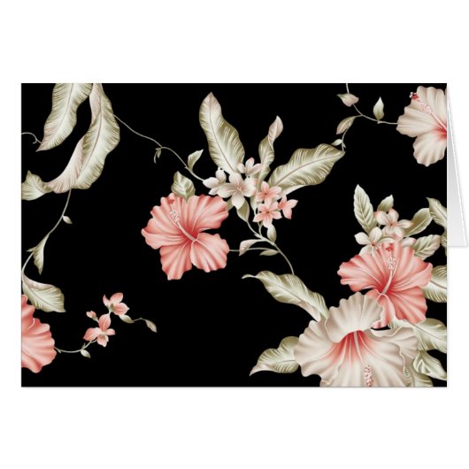 Kimono Flowers Cards (Front Horizontal)
