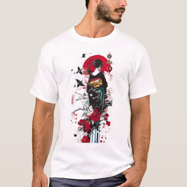 KIMONO GIRL T-Shirt (Front)