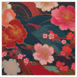 Kimono inspired japanese fabric