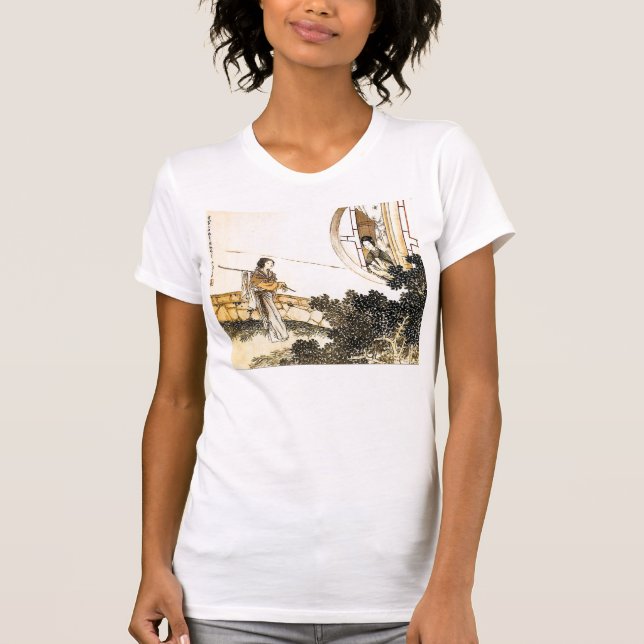 Kimono lady at window T-Shirt (Front)